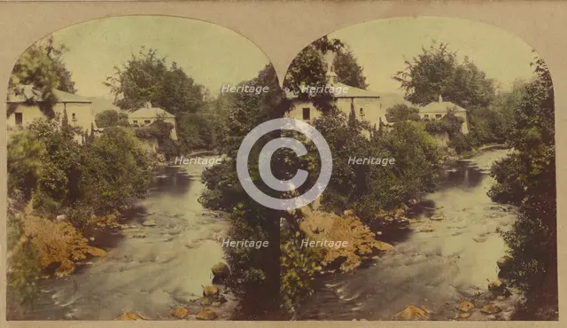 View in the Dargle, county Wicklow, Ireland, about 1860. Creator: London Stereoscopic & Photographic Co.
