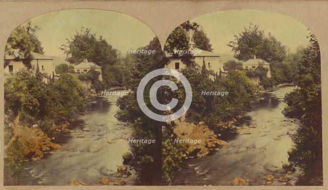 View in the Dargle, county Wicklow, Ireland, about 1860. Creator: London Stereoscopic & Photographic Co.