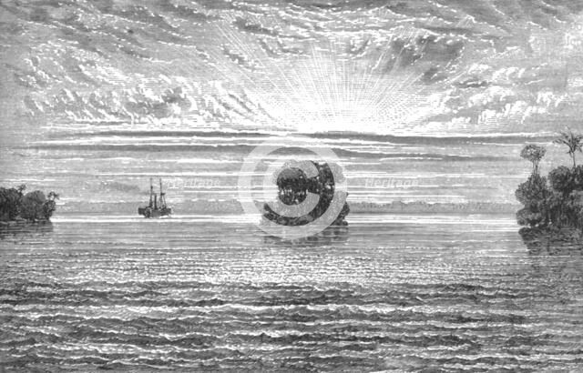 'View in the Delta of the Orinoco; A Journey up the Orinoco', 1875. Creator: Unknown.