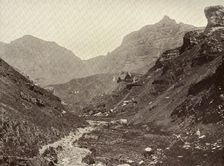 View in the Drakensberg Region c1900. Creator: N. P. Edwards