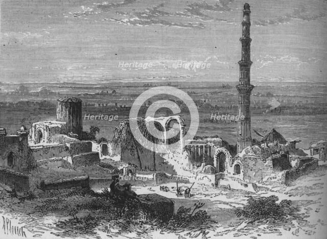 'View in the Environs of Delhi', c1880. Artist: Richard Principal Leitch.