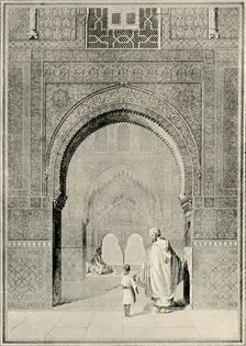 View in the Hall of the Two Sisters 19th century, (1907). Creator: Unknown