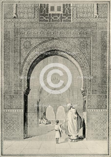 'View in the Hall of the Two Sisters', 19th century, (1907). Creator: Unknown.