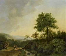 View in the Harz Mountains, 1840. Creator: Cornelis François Roos