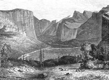 View in the Sierra Nevada 1875. Creator: Unknown