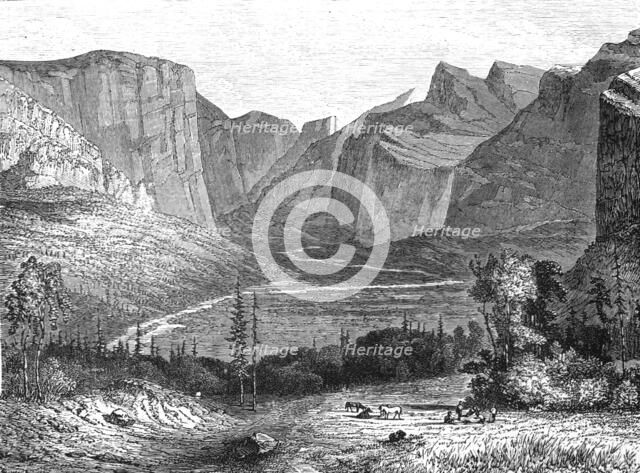 'View in the Sierra Nevada', 1875. Creator: Unknown.