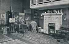 View in the Studio of Sir E. A. Waterlow, R.A. late 19th-early 20th century. Creator: Unknown