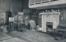 View in the Studio of Sir E. A. Waterlow, R.A. late 19th-early 20th century. Creator: Unknown
