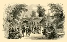 View in the Surrey Gardens (c1878). Creator: Unknown