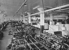 View in the press room of the Metropolitan Life Insurance Company, Long Island City, New York, 1922