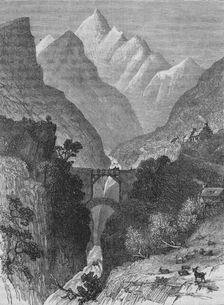 View in the Pyrenees c1880