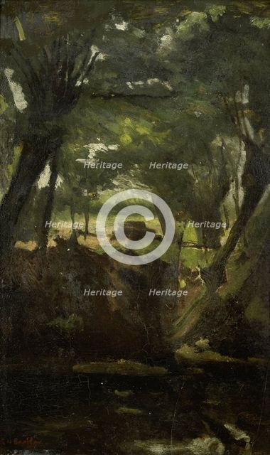 View in the Woods, c.1880-c.1923. Creator: George Hendrik Breitner.