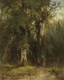 View in the Woods, c.1850-c.1890. Creator: Johannes Warnardus Bilders