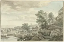 View in the vicinity of Bentheim, 1743. Creator: Isaac de Moucheron