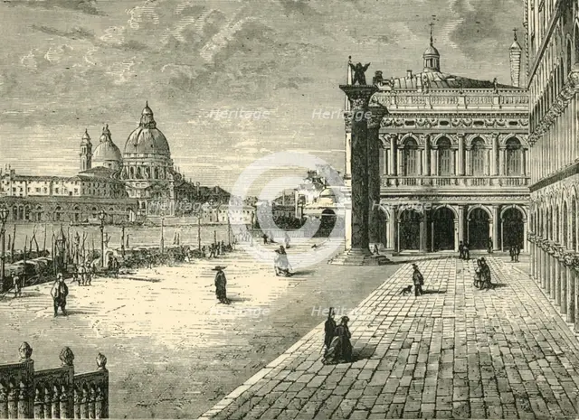 'View in Venice: The Molo', 1890.   Creator: Unknown.