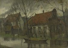 View in a Village, 1885-1900. Creator: Johann Eduard Karsen