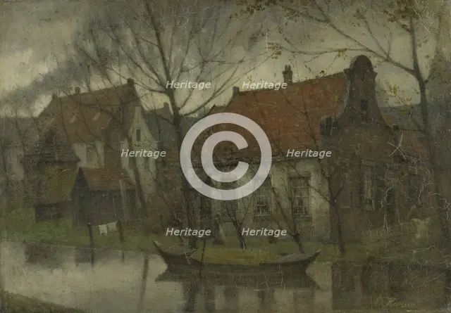 View in a Village, 1885-1900. Creator: Johann Eduard Karsen.