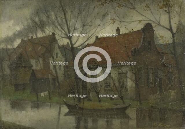 View in a Village, 1885-1900. Creator: Johann Eduard Karsen.