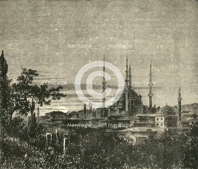 'View in Adrianople - The Mosque of Selim II',  1890. Creator: Unknown.