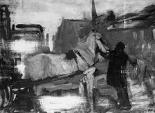 View in Amsterdam, 1880-1923. Creator: George Hendrik Breitner