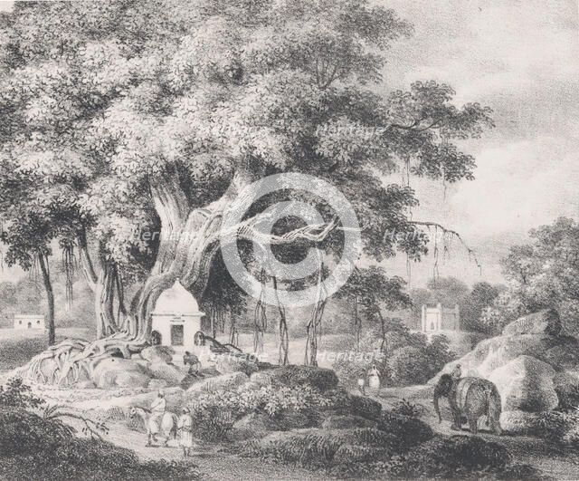 View in Behar, in an Anglo-Indian Album associated with Sir Charles D'Oyly, ca. 1828. Creator: Sir Charles D'Oyly.