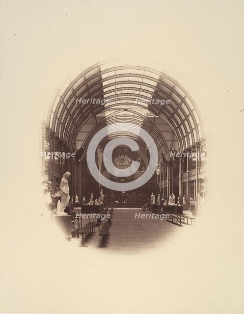 View in Central Hall, Art Treasures Exhibition, Manchester, 1857. Creator: Philip Henry Delamotte.