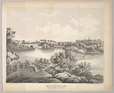 View in Central Park with Balcony Bridge and Oak Bridge (Valentine's Manual), 1861. Creator: George Hayward