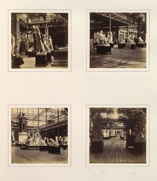 [View in Court of Christian Monuments; Views of Greek and Roman Sculpture Court], ca. 1859. Creator: Attributed to Philip Henry Delamotte