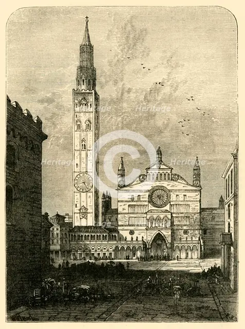'View in Cremona', 1890.   Creator: Unknown.