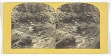 View in Freers Glen at Watkins N.Y. 2d Glen, 1860/65. Creator: J. C. Burritt
