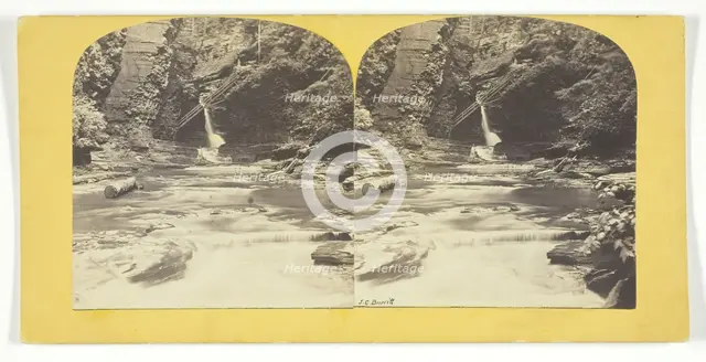View in Freers, Glen of Watkins, N.Y., 1860/65. Creator: J. C. Burritt.