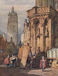 View in Ghent c1820 (1915). Artist: Samuel Prout