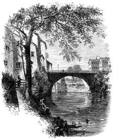 View in Hartford, Connecticut, c17th century (c1880)