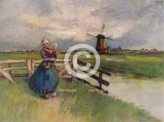 'View in Holland', 1907. Artist: Flame Engraving Co.