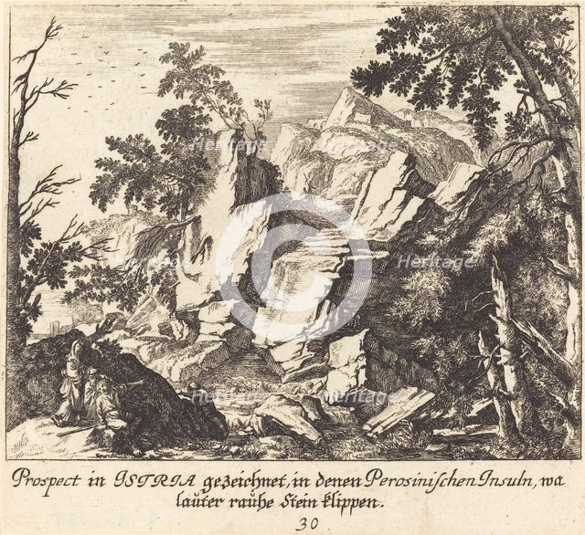 View in Istria, 1681. Creator: Melchior Küsel.
