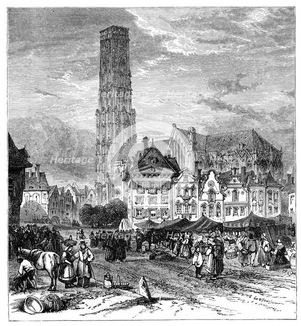 View in Mechelen, Belgium, 1900. Artist: Unknown