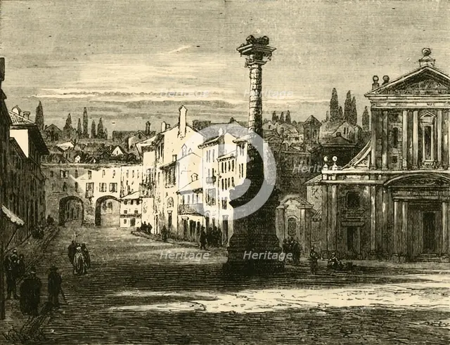 'View in Milan', 1890.   Creator: Unknown.