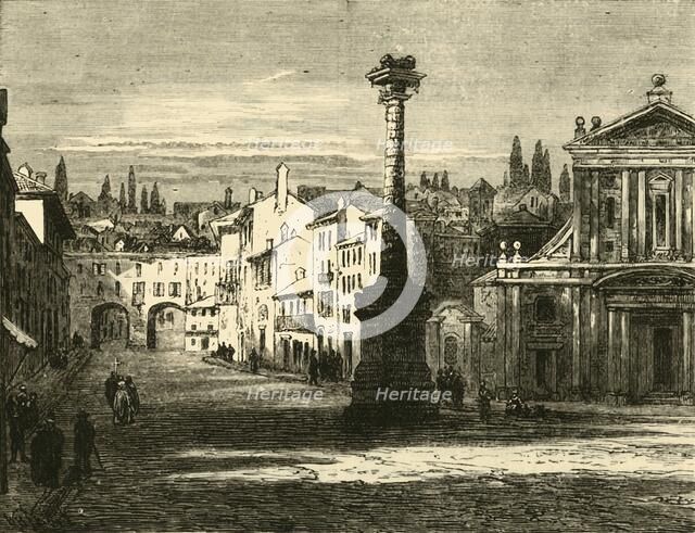 'View in Milan', 1890.   Creator: Unknown.