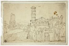 View in Rome: Torre della Melisa, Ruins of Early Christian Church, n.d