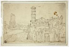 View in Rome: Torre della Melisa, Ruins of Early Christian Church, n.d