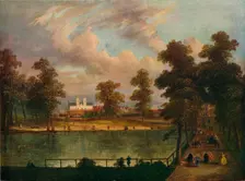 View in St. James's Park Showing Rosamond's Pond, 1840, (1909). Artist: William Hogarth