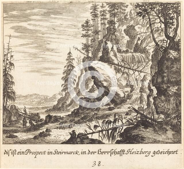 View in Stairmarck, 1681. Creator: Melchior Küsel.