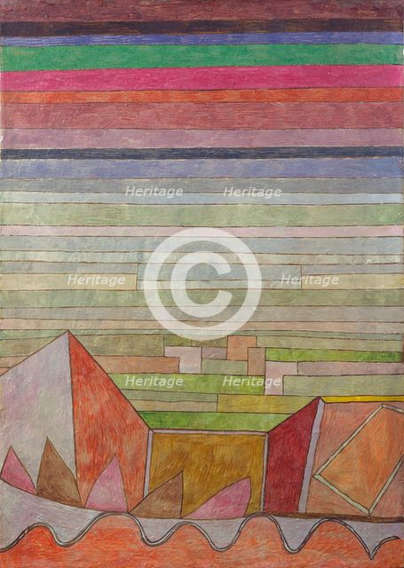 View into the Fertile Country (Blick in das Fruchtland), 1932.