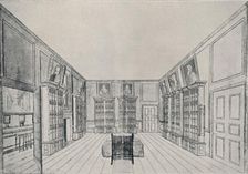 View Looking Inwards of Samuel Pepys's Library in York Building 1928