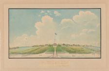 View Mariana's Oord, taken from the Dome House...Pontianak, 1800-1900. Creator: J.E. Ljung