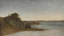 View near Newport, 1860s. Creator: John Frederick Kensett (American, 1816-1872)