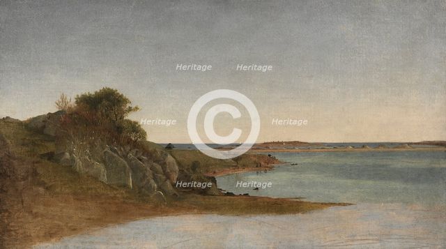 View near Newport, 1860s. Creator: John Frederick Kensett (American, 1816-1872).