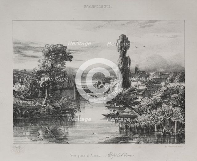 View near Alençon, 1839. Creator: Jules Dupré (French, 1811-1889).