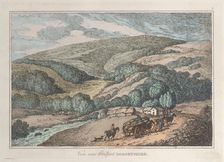 View near Bridport, Dorsetshire, from "Sketches from Nature", 1819-22., 1819-22. Creator: Thomas Rowlandson