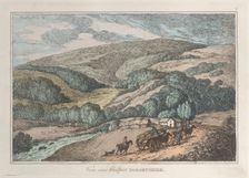 View near Bridport, Dorsetshire, from "Sketches from Nature", 1819-22., 1819-22. Creator: Thomas Rowlandson